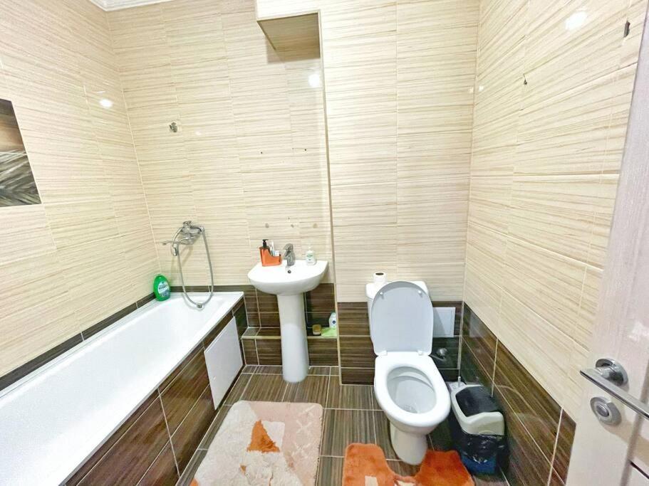 Уютная Квартира В Центре Возле Адк アルマトイ エクステリア 写真